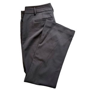 EXPRESS Columnist Barely Boot Mid Rise Gray Trouser Pants Women's Size 8 Short